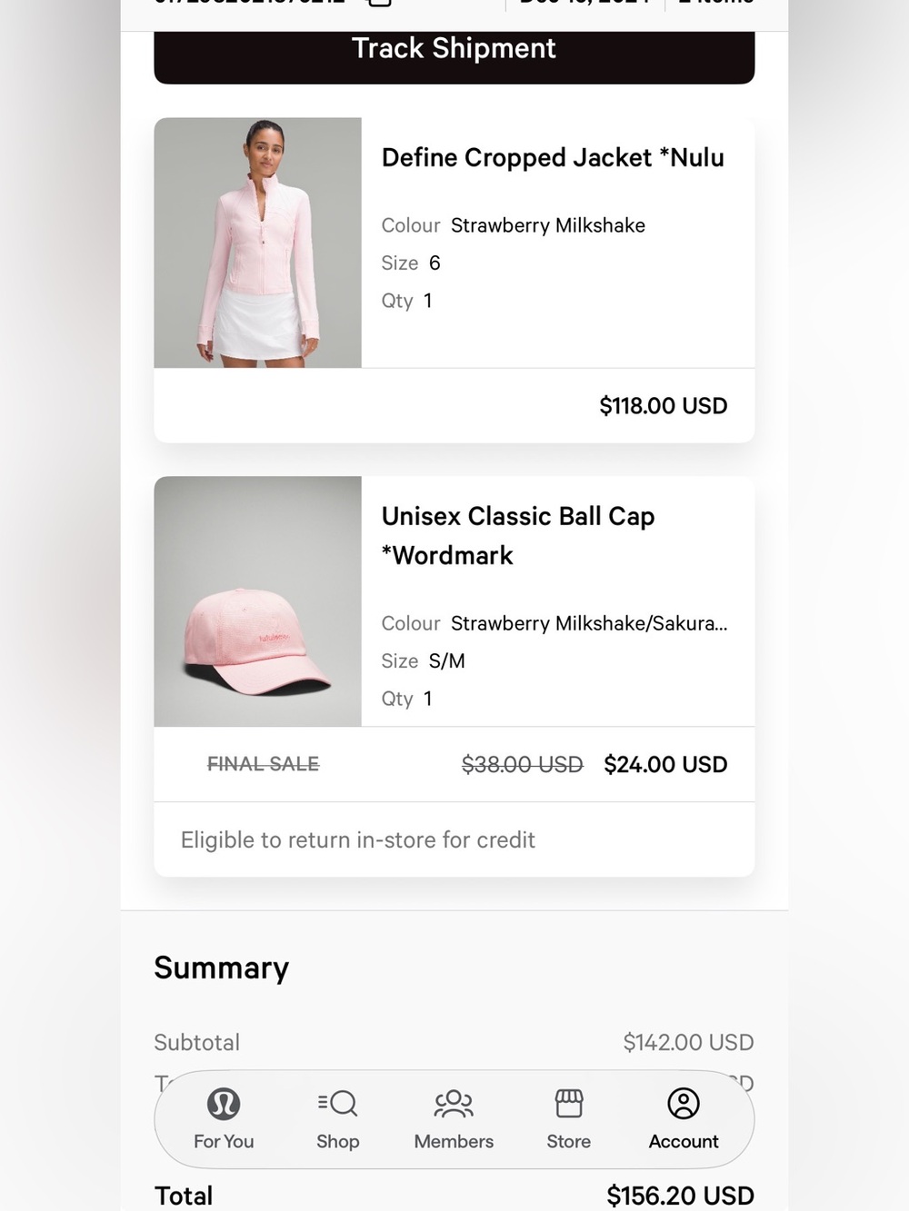 Lululemon Define Cropped Jacket, size 6! Pink, Strawberry Milkshake! - Picture 4 of 9